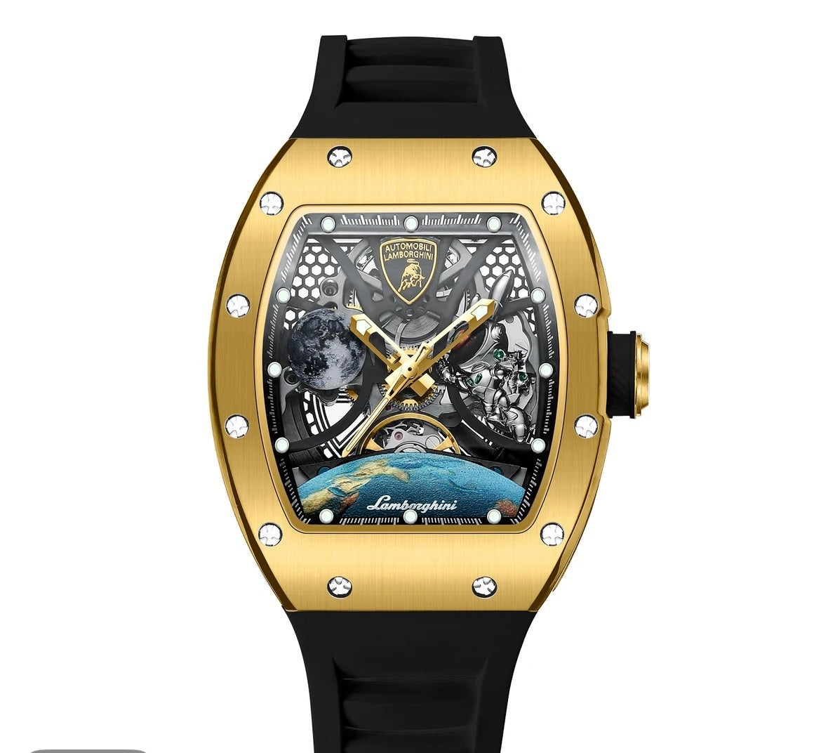 Officially Lamborghini brand authorizing watch for man