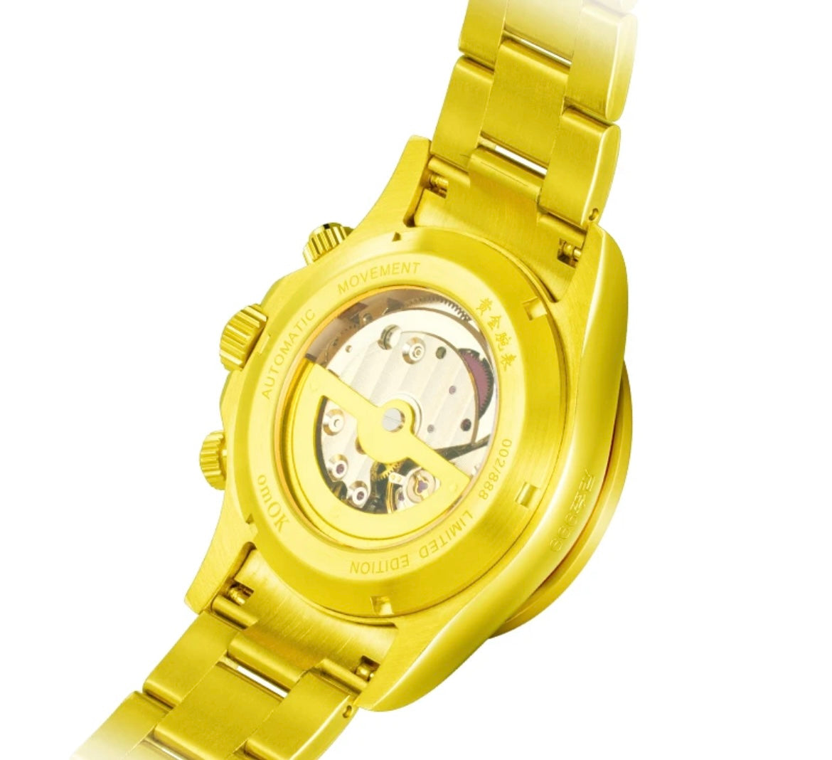 Lamborghini Golden Watch with Luxury gift Box
