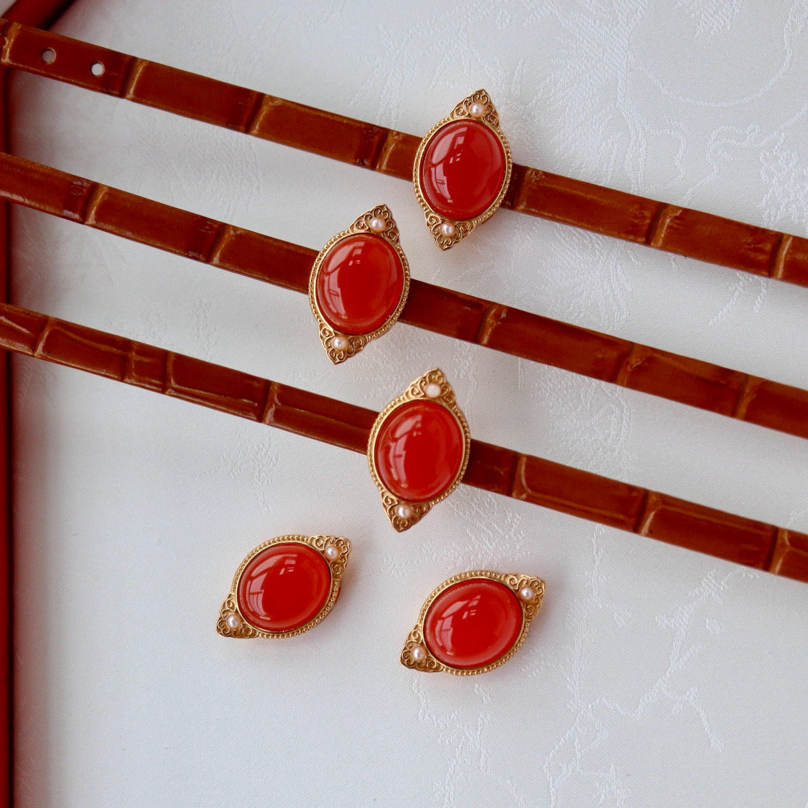 Natural Southern Red Agate Bracelet