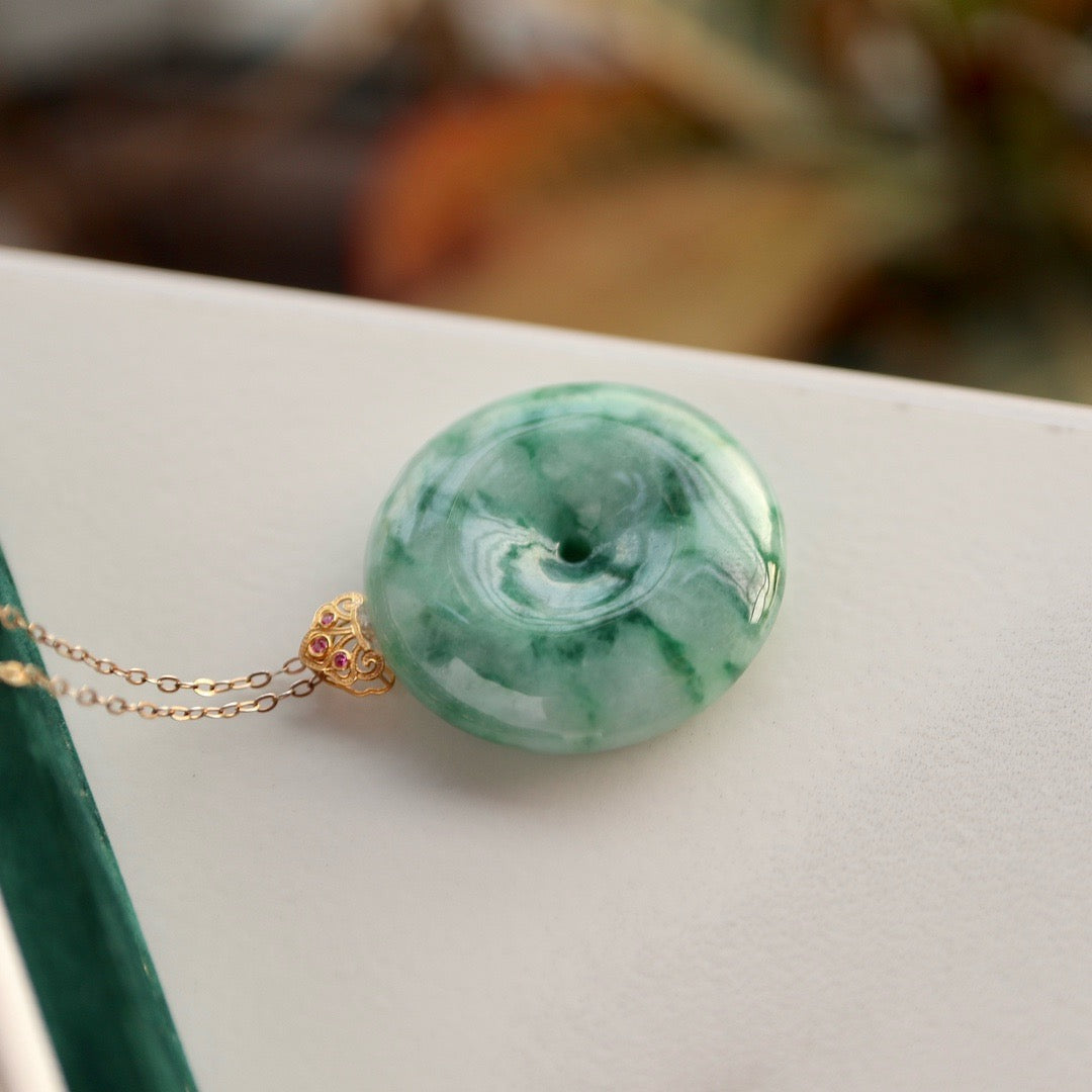 Natural Chrysoprasus necklace