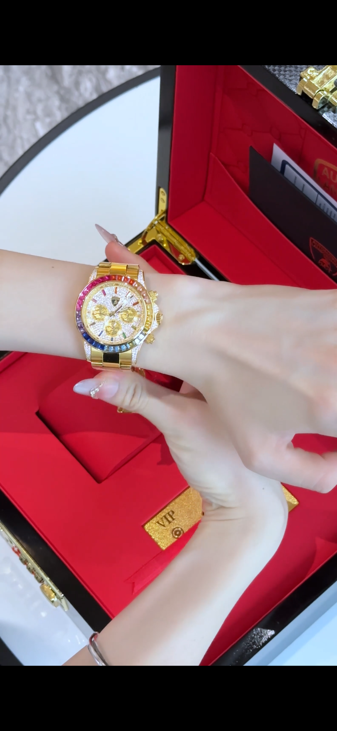 Officially Lamborghini brand authorizing watch for man