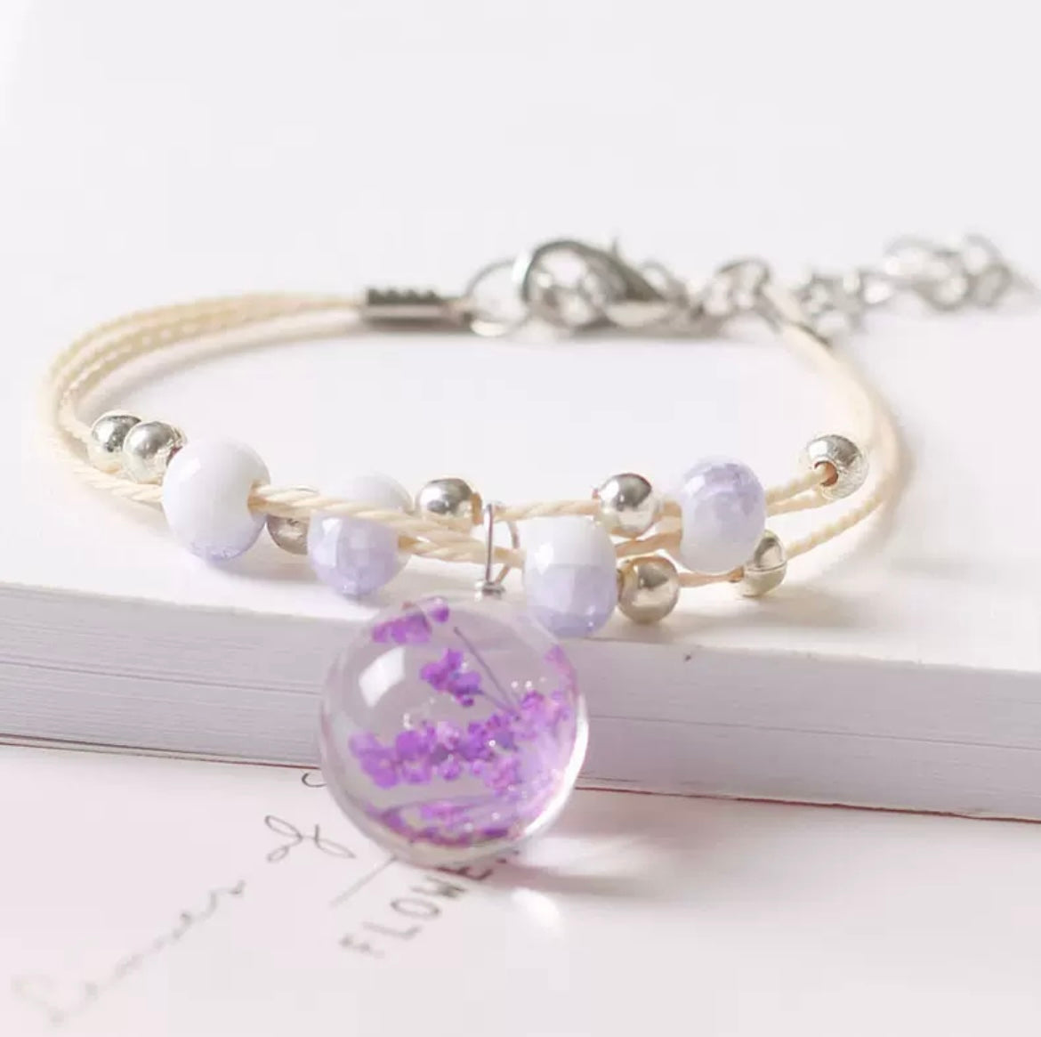 Nature flowers handmade bracelets