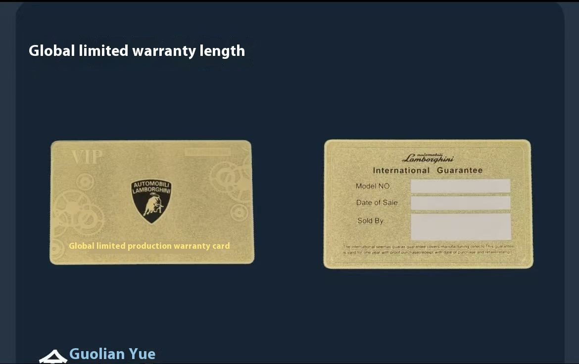 Lamborghini Golden Watch with Luxury gift Box