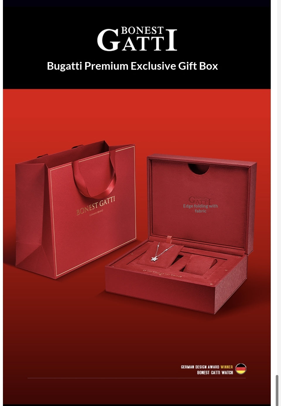 New Pubilshed Design Bonest Gatti Brand fashion watch for Lady