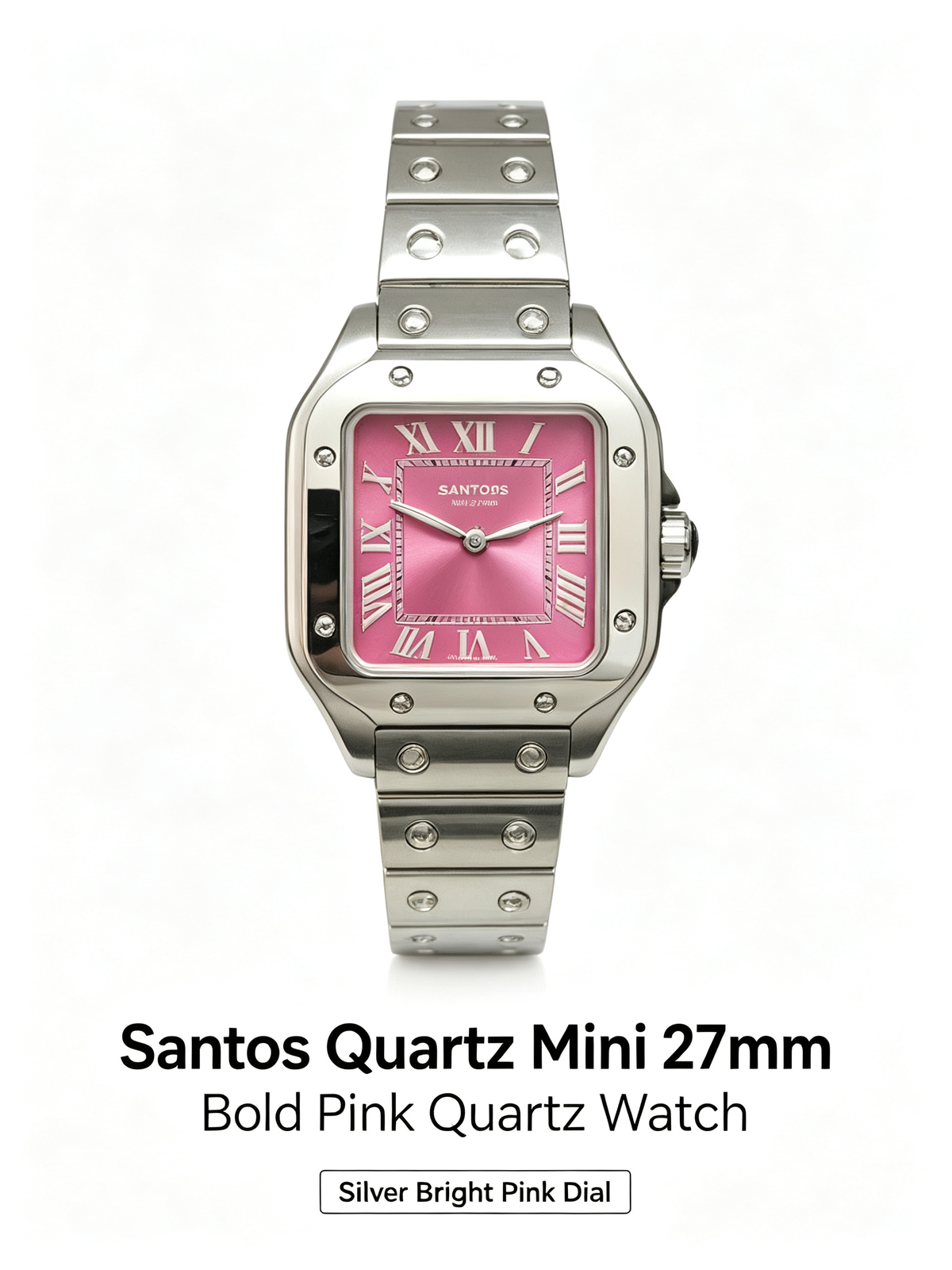 Santos Quartz Mini 27mm | Unisex Vintage Square Wristwatch