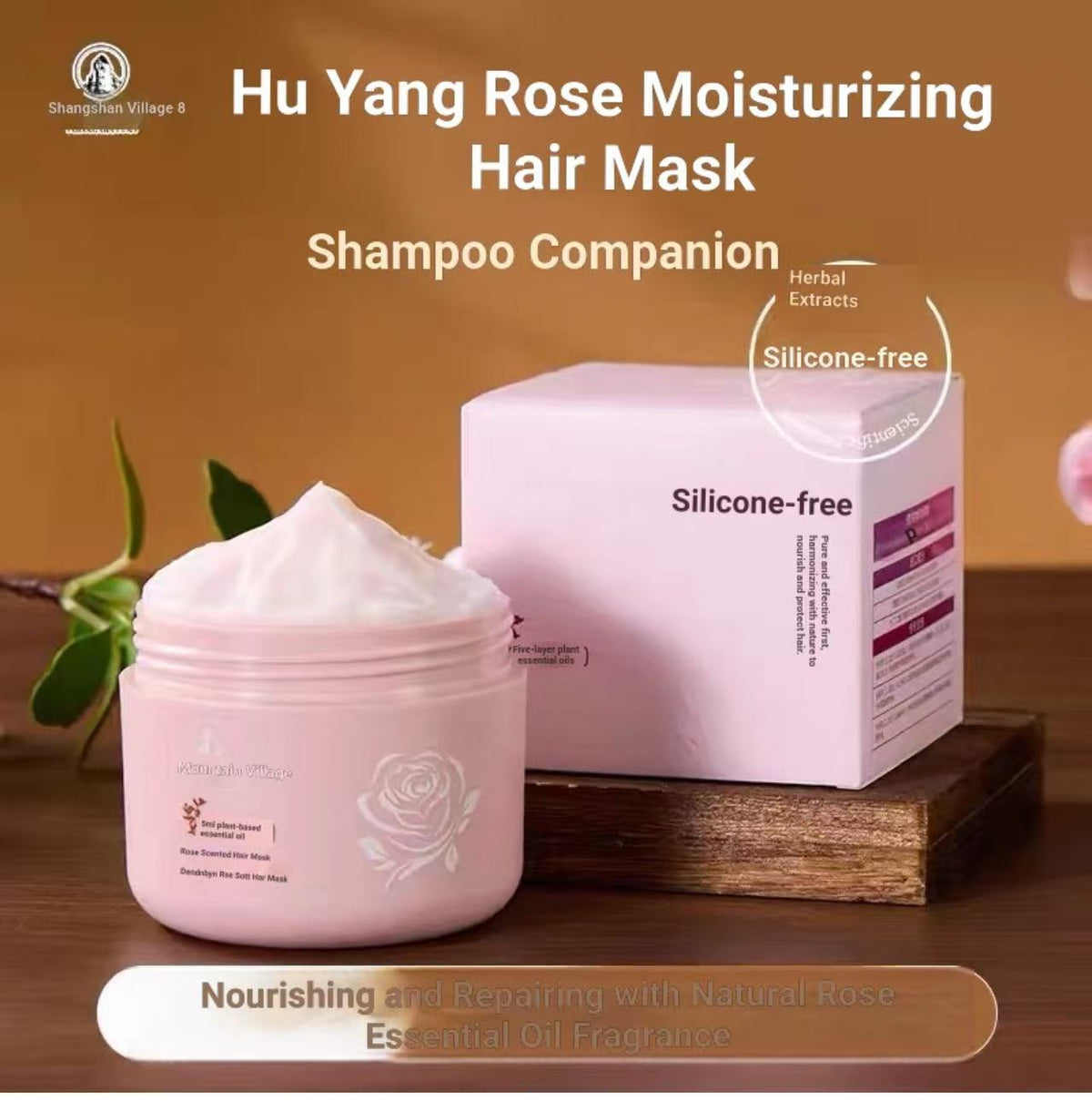 Nourishing Repair Hair Mask | Silicone-Free Deep Conditioning Treatment for Dry, Frizzy & Color-Damaged Hair