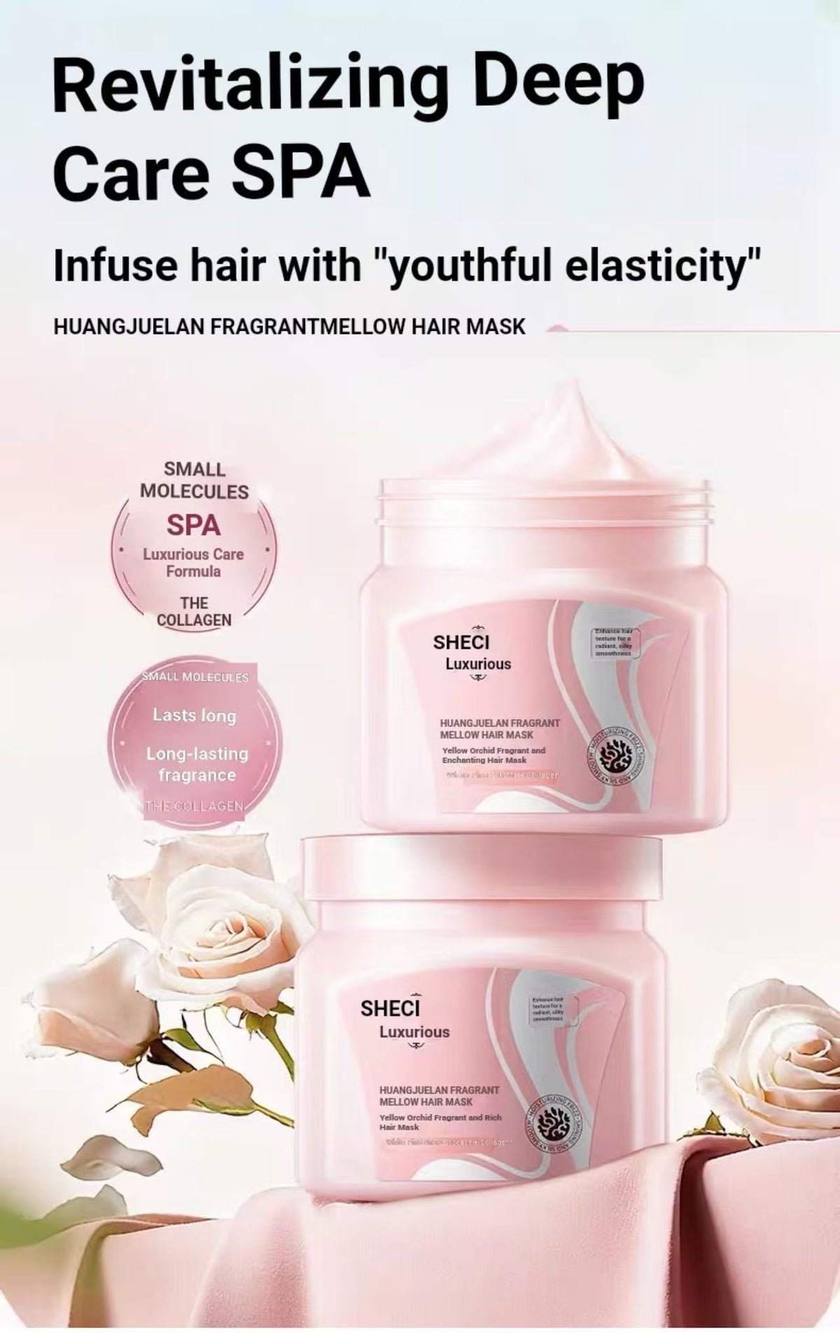 Nourishing Repair Hair Mask | Silicone-Free Deep Conditioning Treatment for Dry, Frizzy & Color-Damaged Hair