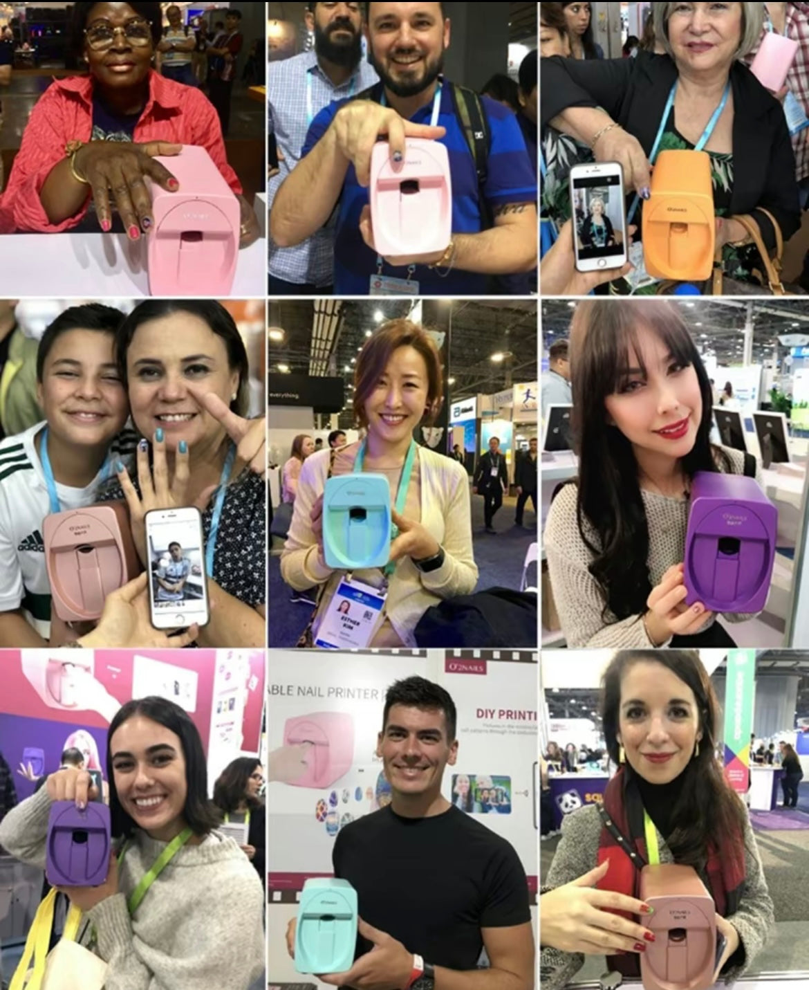 Home version AI beauty-intelligent customizaed nail-painting machine