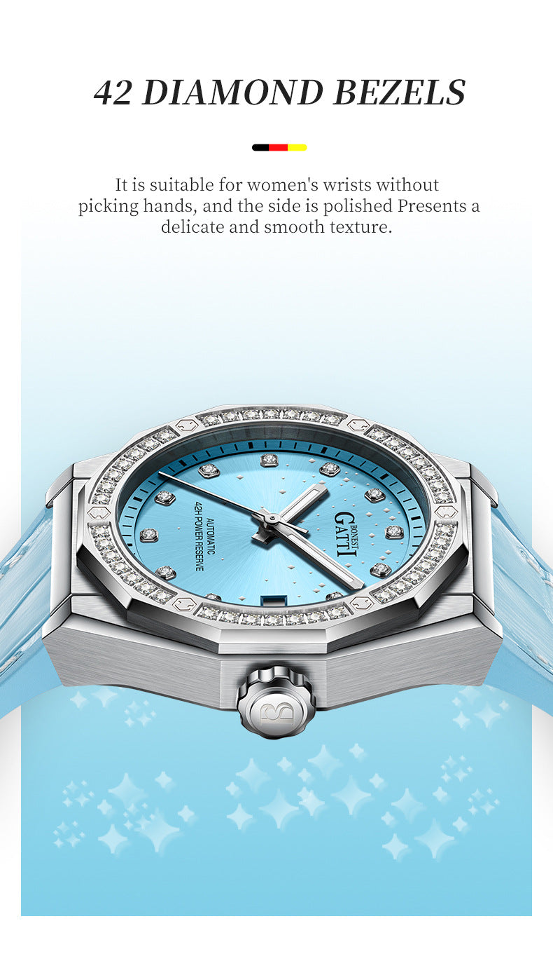 HOTTEST BONEST GATTI fashionable and Luxury elegance watch for Lady