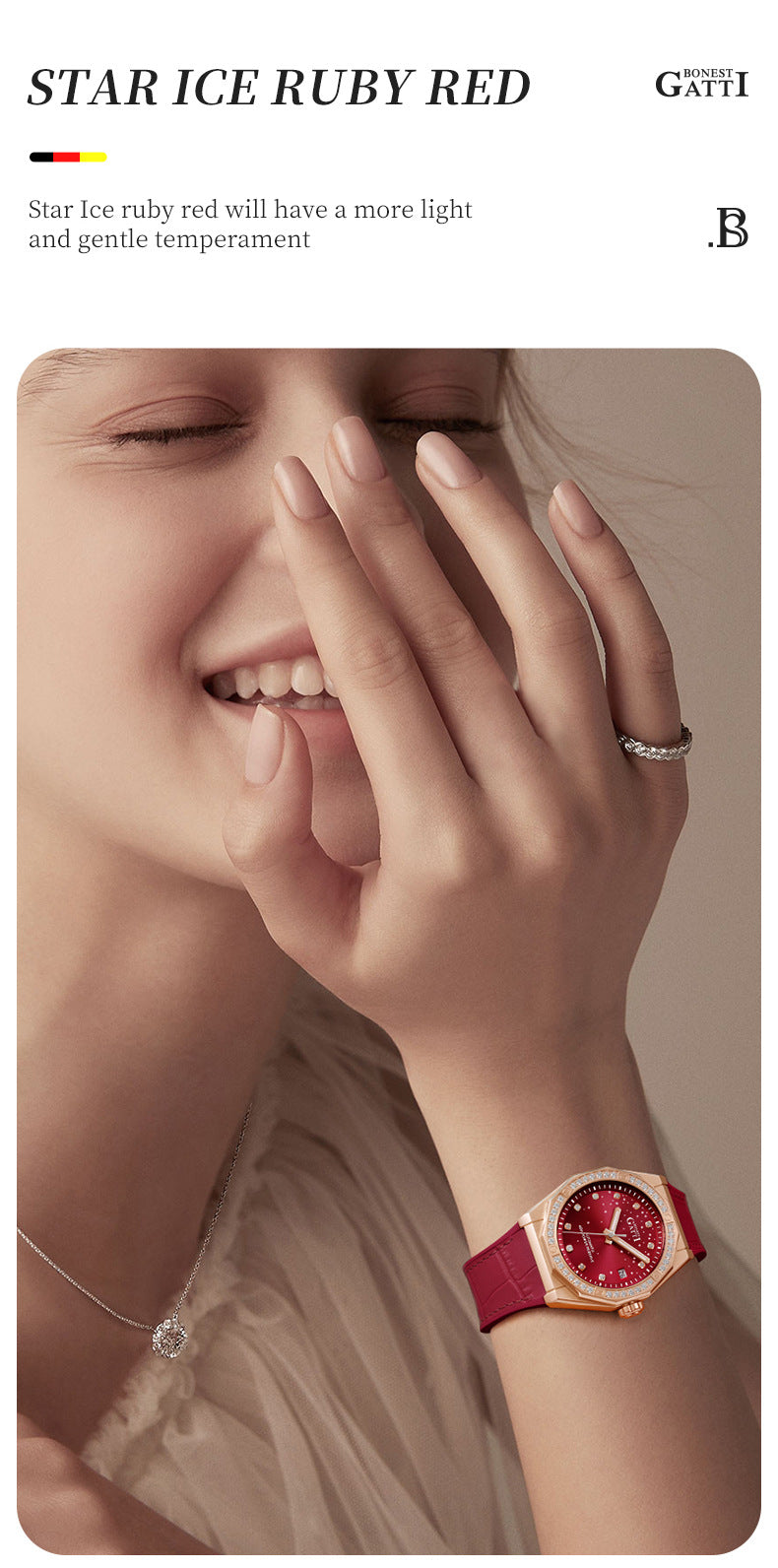 HOTTEST BONEST GATTI fashionable and Luxury elegance watch for Lady