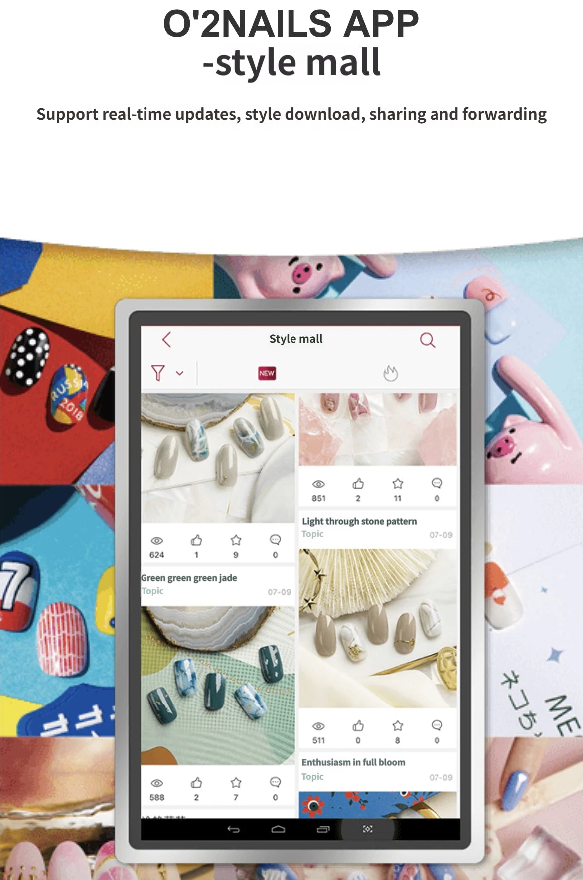 Commercial version AI beauty Nails machine