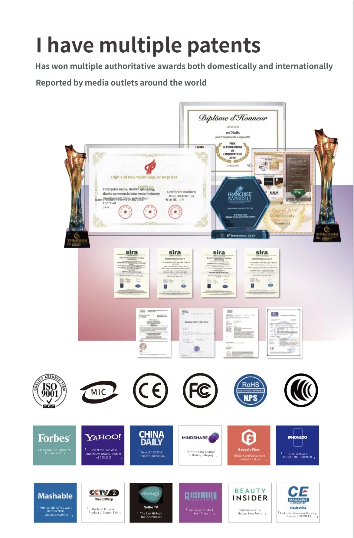 Home version AI beauty-intelligent customizaed nail-painting machine