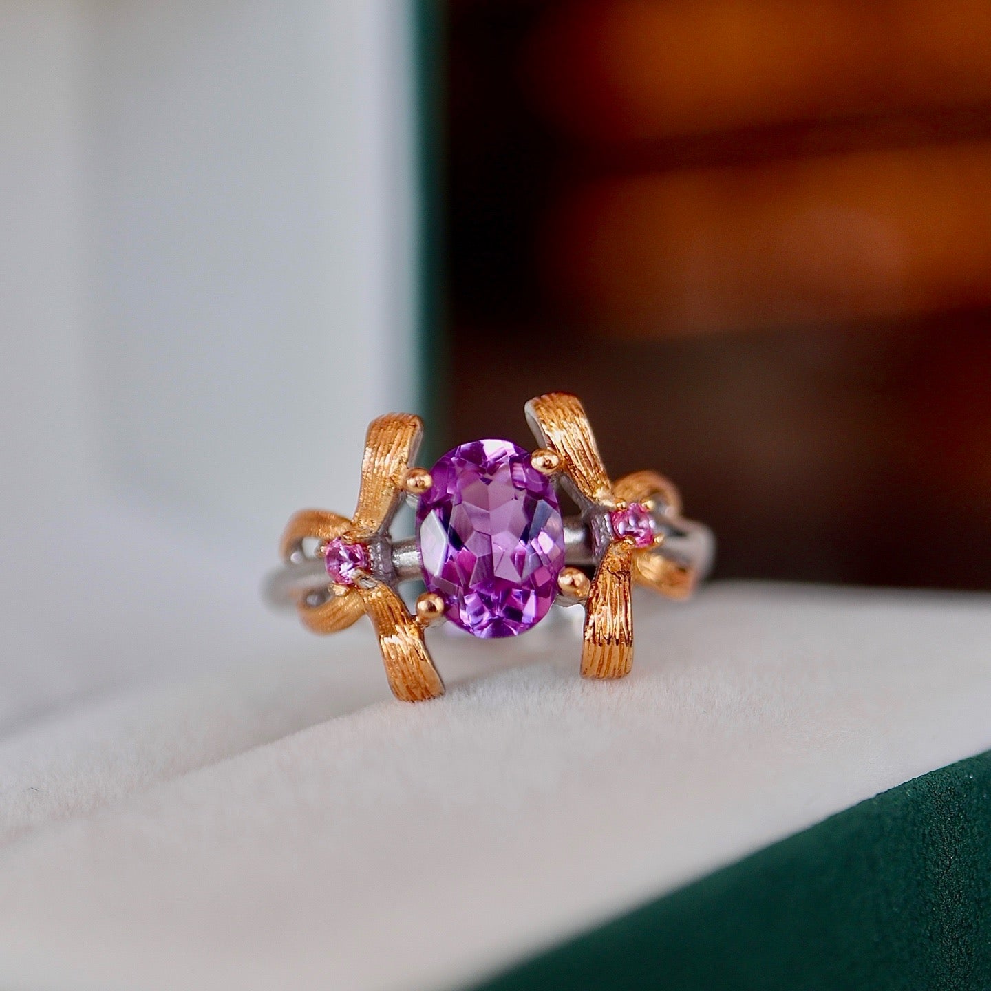 【Special Offer: $119】 Viral Bestseller | Natural Uruguayan Amethyst Ring