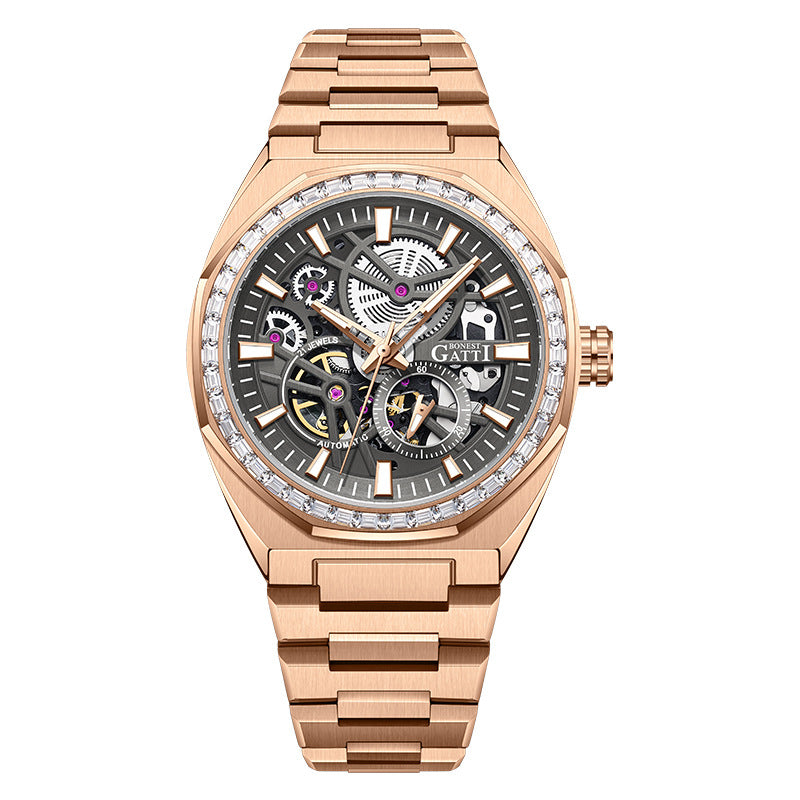 New pubilshed BONEST GATTI watch for man with Luxury gift Box