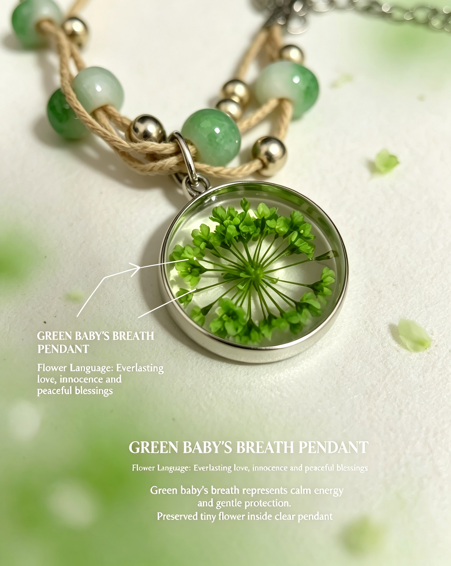 Floral Bracelet Blind Bag 9 Designs, Hidden Rare White Chrysanthemum Bracelet with "made with love" Heart & Four-Leaf Clover, Surprise Gift Jewelry for Ladies