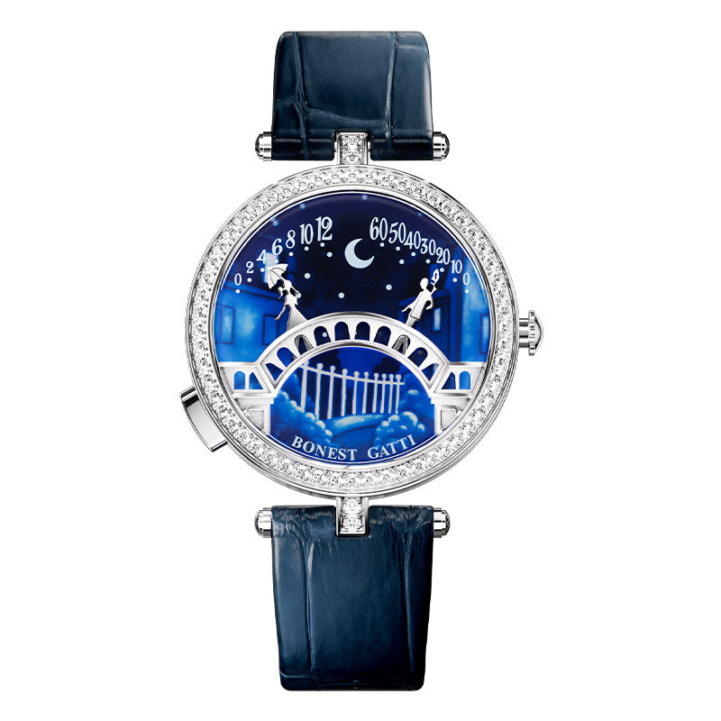 Specially Lover's Bridge Dial Design Bonest Gatti Female's watch