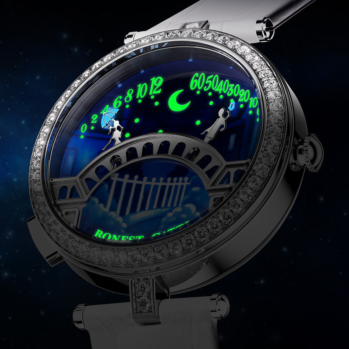 Specially Lover's Bridge Dial Design Bonest Gatti Female's watch