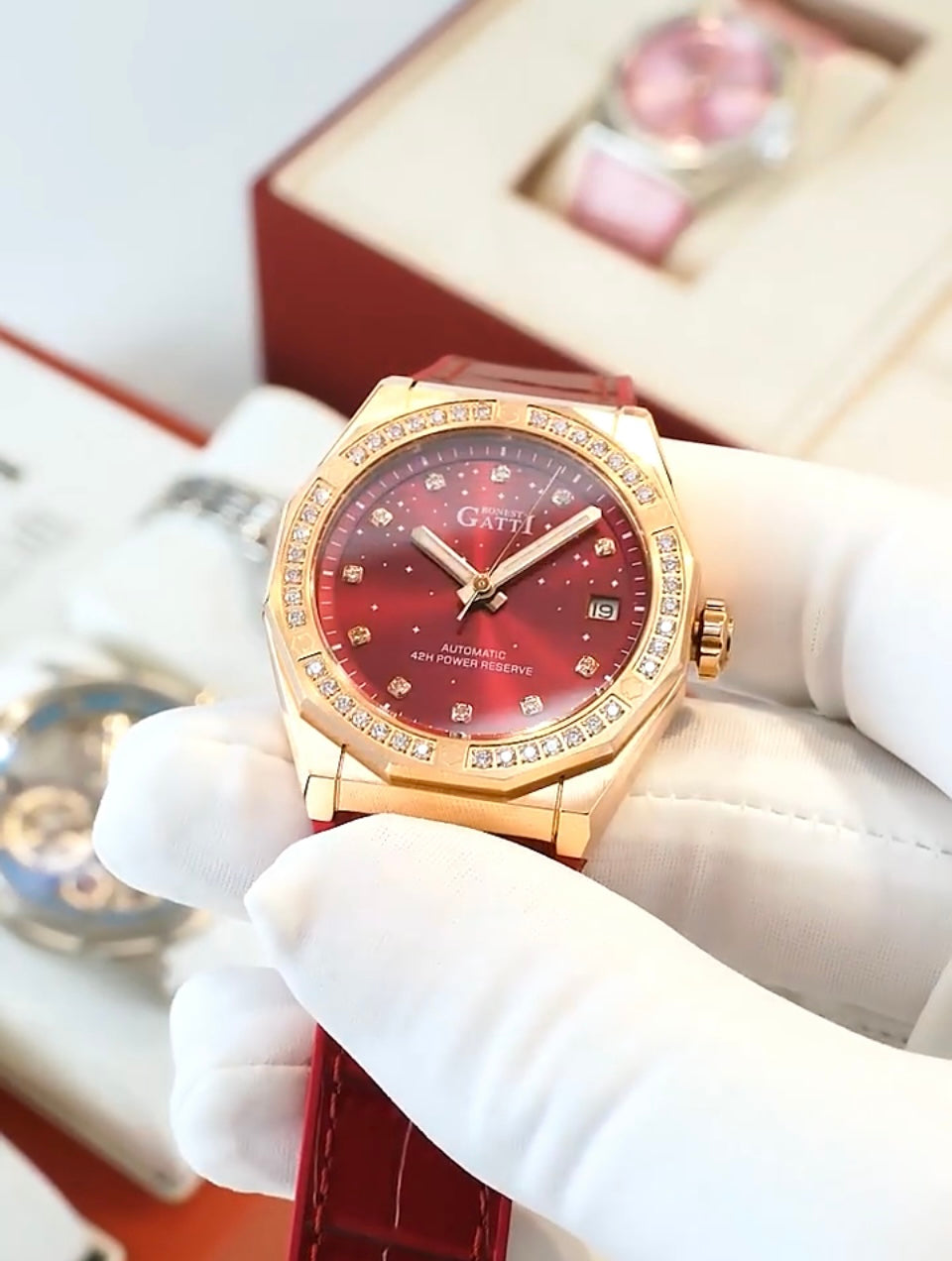 HOTTEST BONEST GATTI fashionable and Luxury elegance watch for Lady
