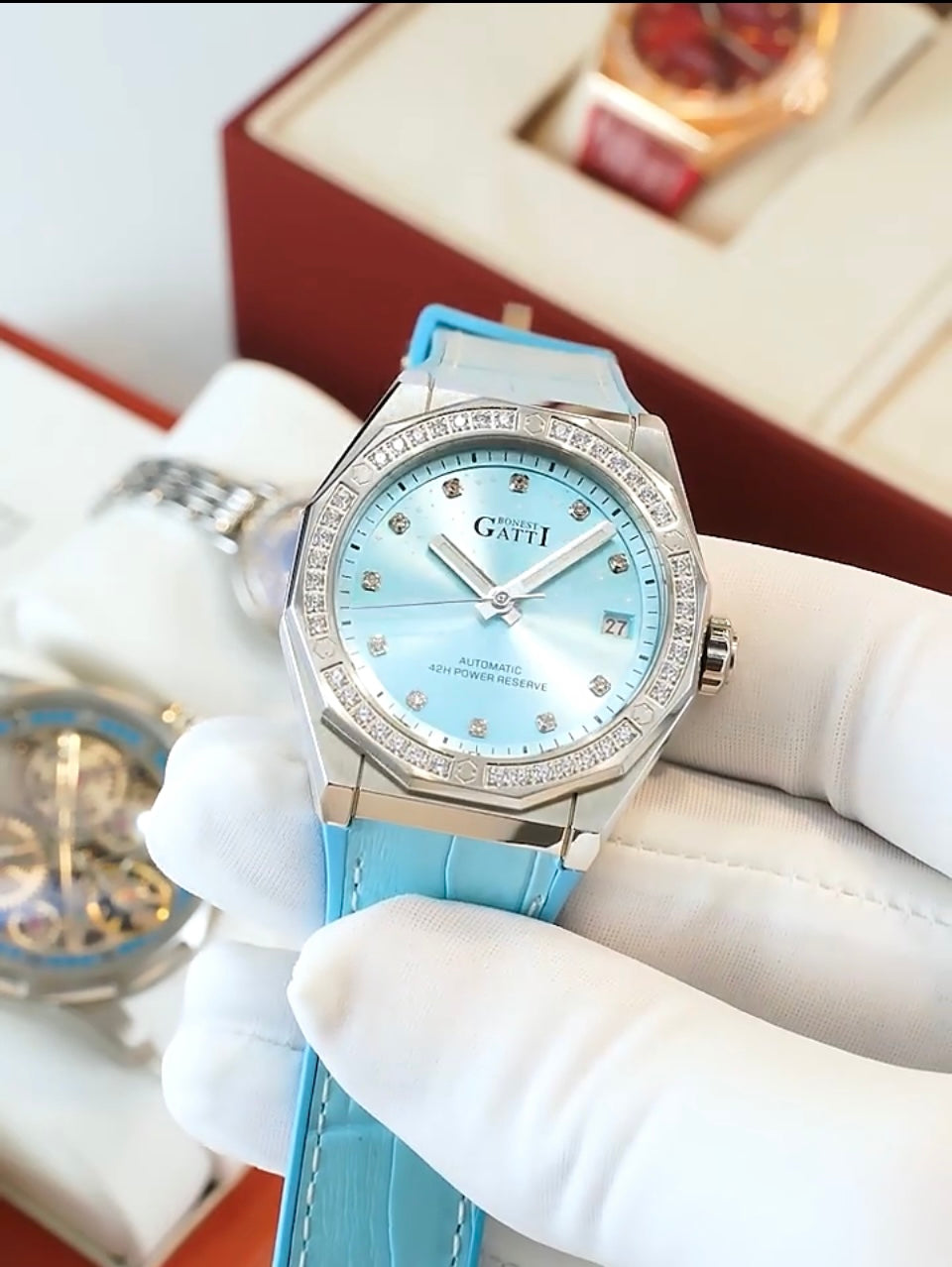 HOTTEST BONEST GATTI fashionable and Luxury elegance watch for Lady