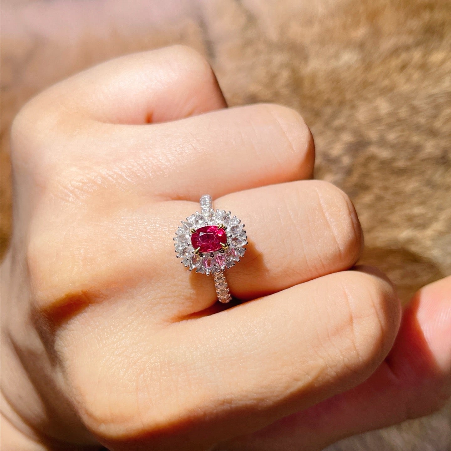 Natural Ruby Ring  for 1.03 CT