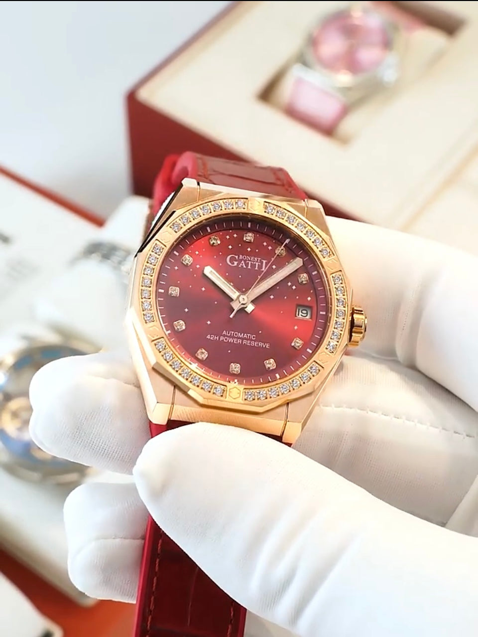HOTTEST BONEST GATTI fashionable and Luxury elegance watch for Lady
