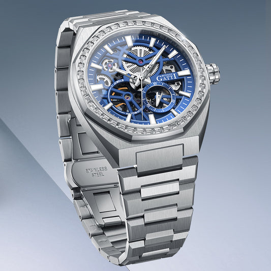 New pubilshed BONEST GATTI watch for man with Luxury gift Box