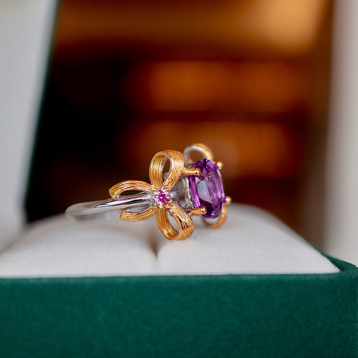【Special Offer: $119】 Viral Bestseller | Natural Uruguayan Amethyst Ring