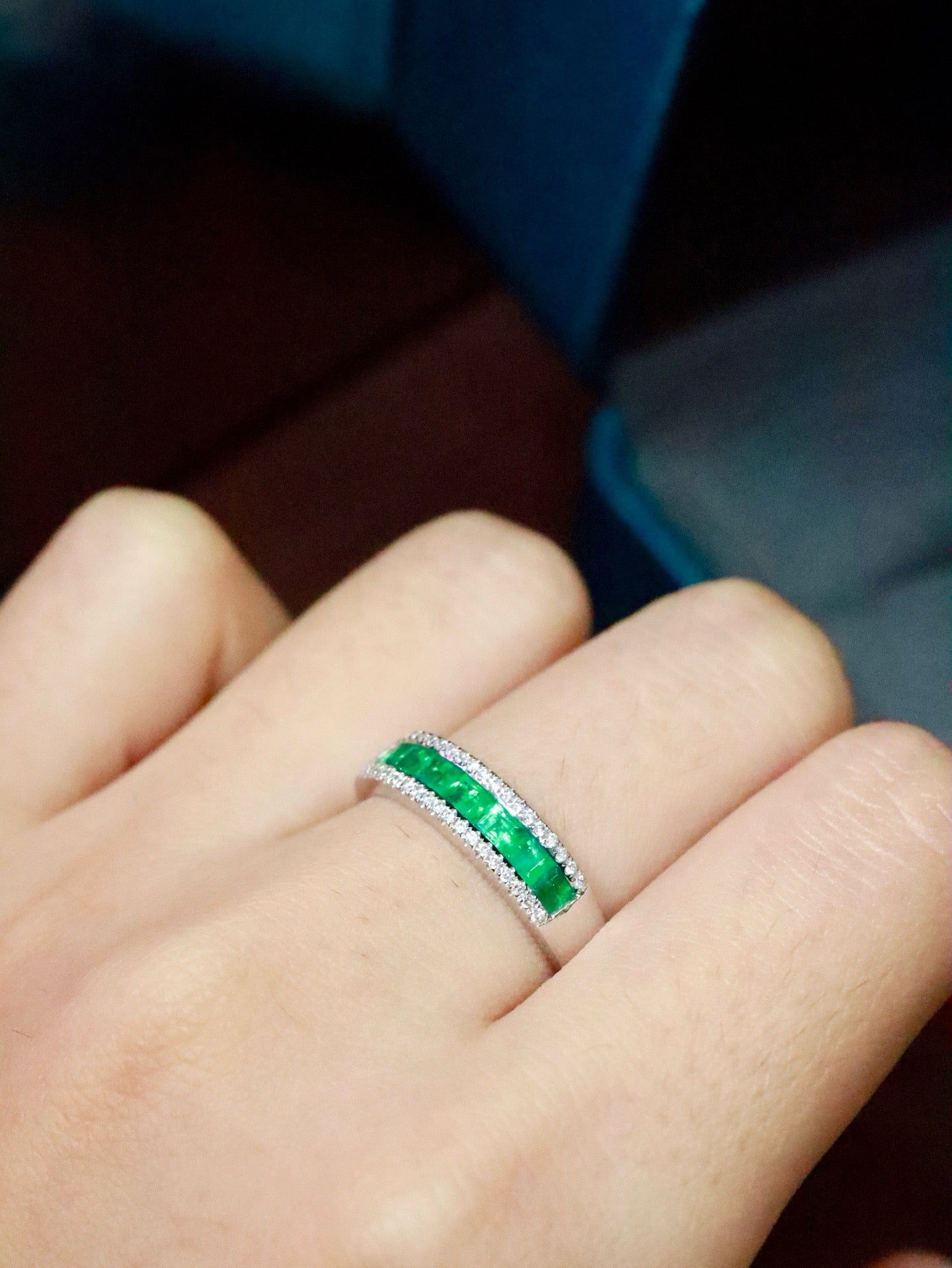 New Arrival – Emerald Band Ring