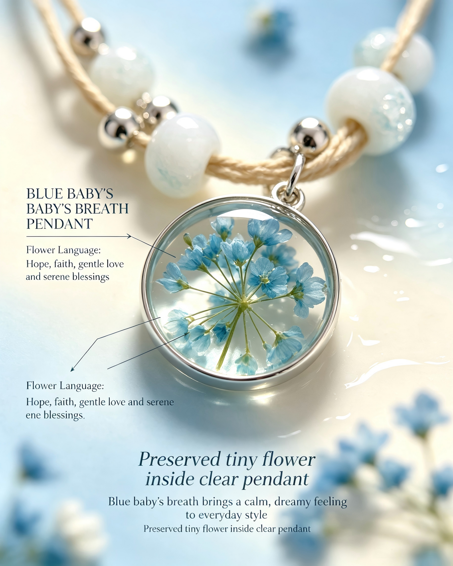 Floral Bracelet Blind Bag 9 Designs, Hidden Rare White Chrysanthemum Bracelet with "made with love" Heart & Four-Leaf Clover, Surprise Gift Jewelry for Ladies