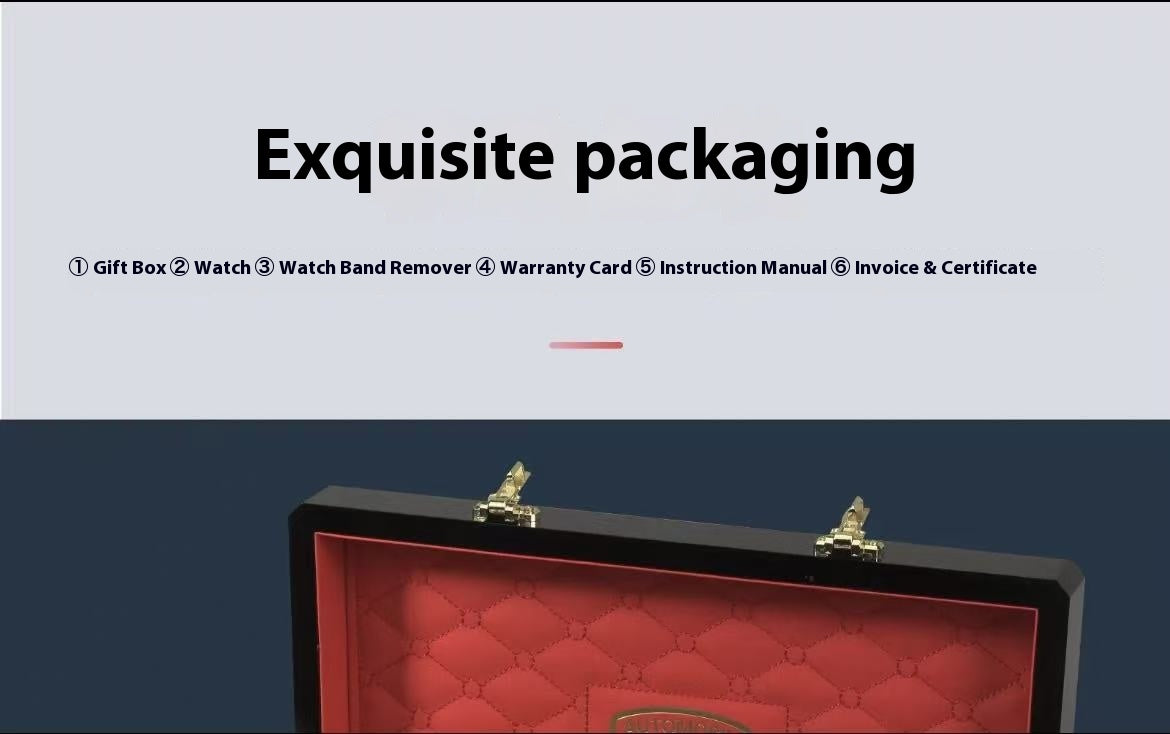 Fashionable 999 Golden Black & Golden Lamborghini Mechanical engineering watch