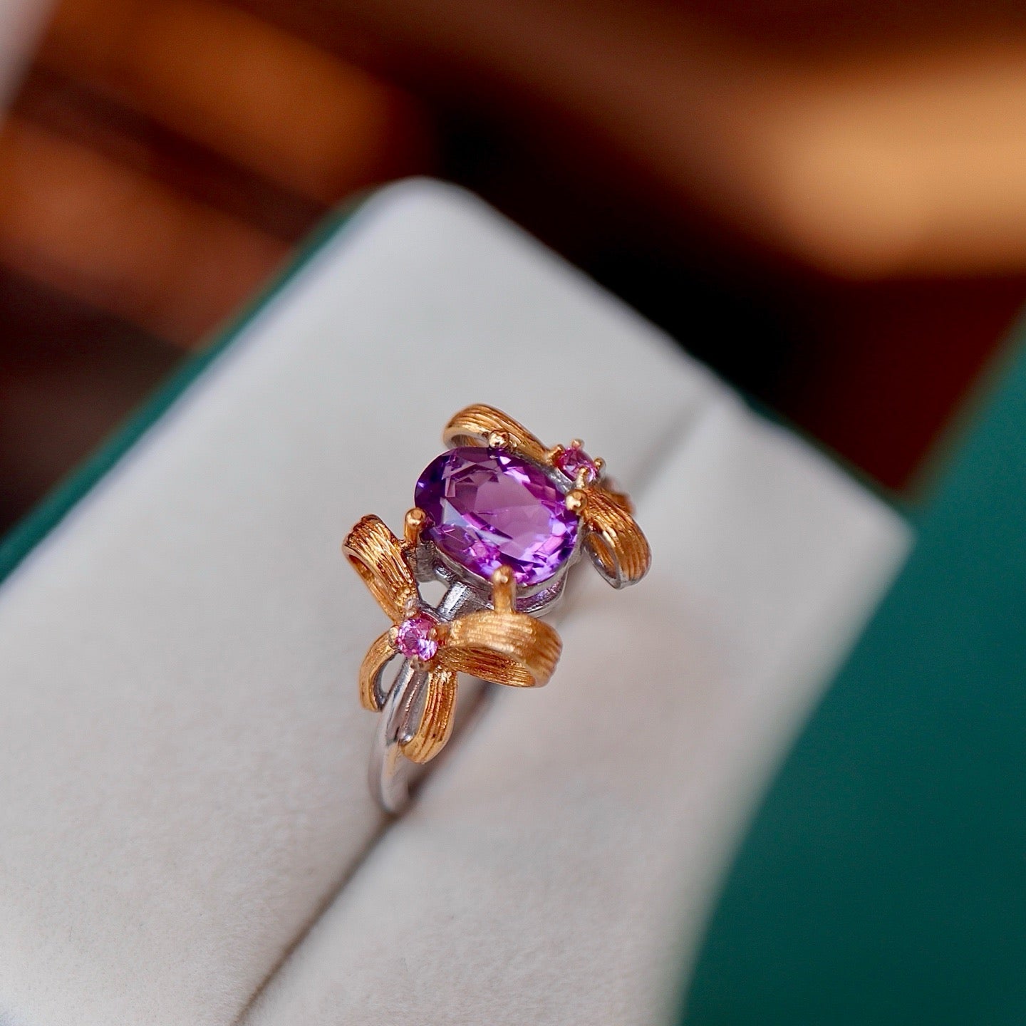 【Special Offer: $119】 Viral Bestseller | Natural Uruguayan Amethyst Ring