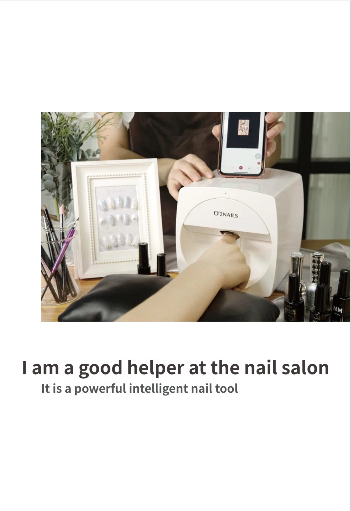 Home version AI beauty-intelligent customizaed nail-painting machine