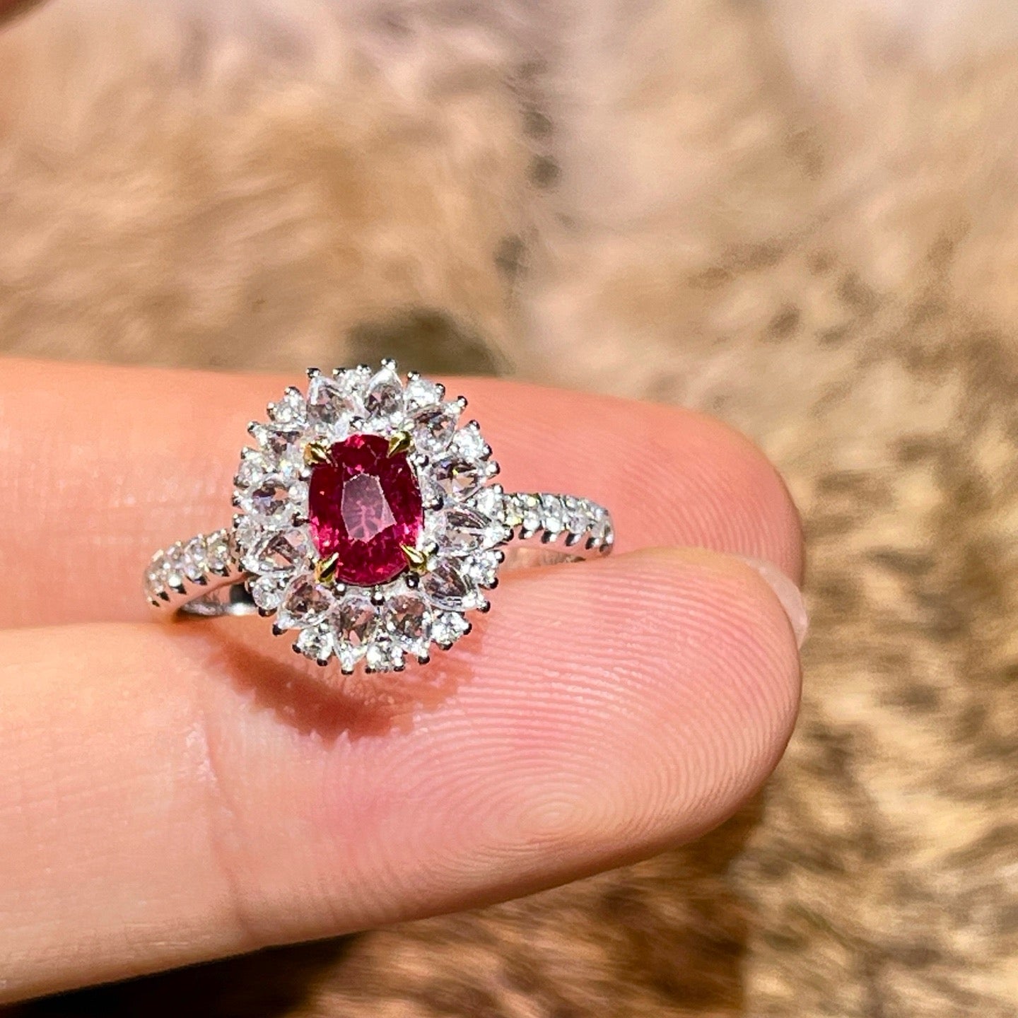 Natural Ruby Ring  for 1.03 CT