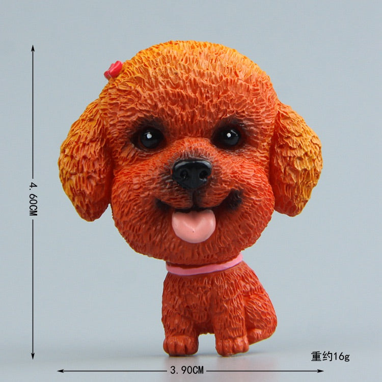Cute Dog Refrigerator Magnets for Kitchen Home Class, Funny Decorative Fridget Magnets(28piece) Set