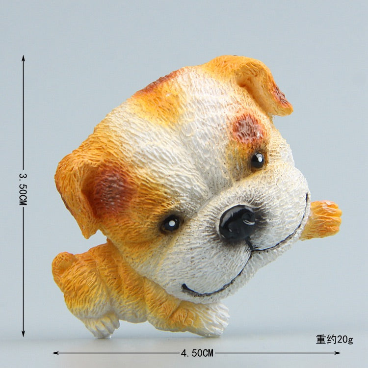 Cute Dog Refrigerator Magnets for Kitchen Home Class, Funny Decorative Fridget Magnets(28piece) Set
