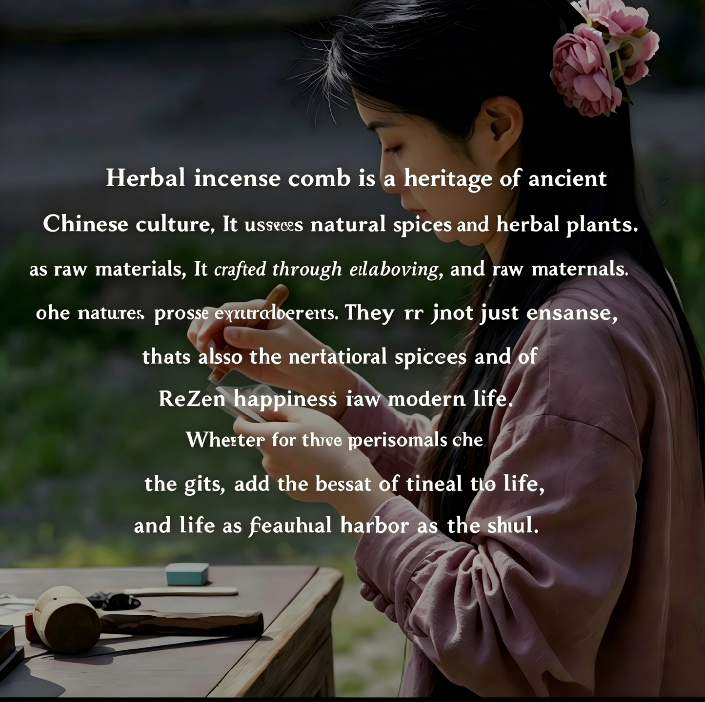 ShanShang Village HeXiang natural herbal made massage Comb(brush): A Legacy of Nature and Serenity