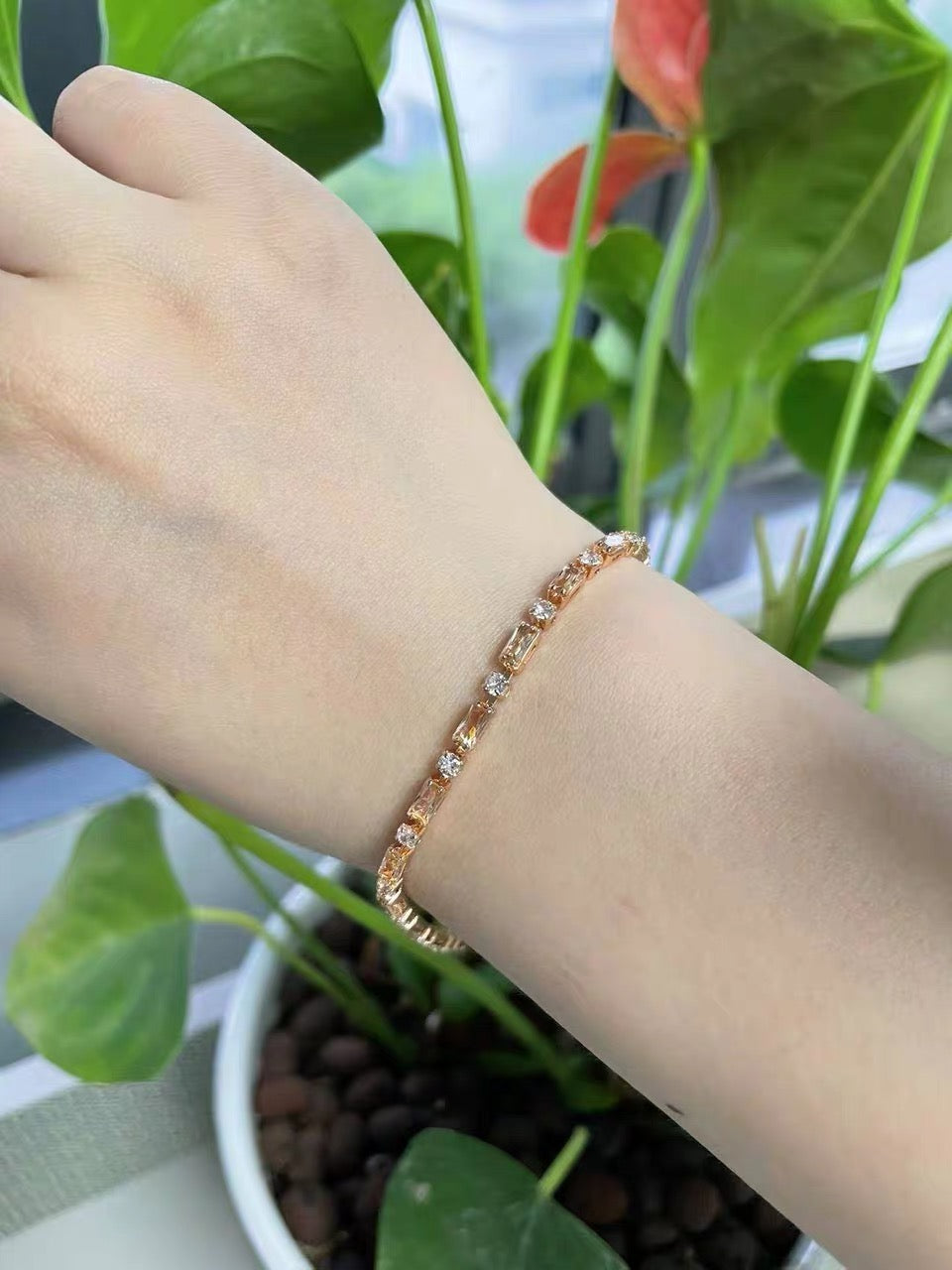 Fancy Ziron Bracelet for Lady