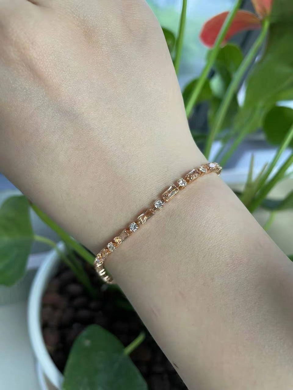 Fancy Ziron Bracelet for Lady