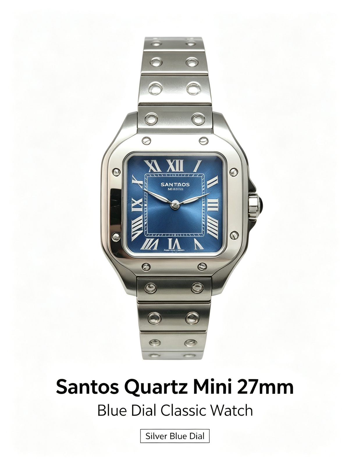 Santos Quartz Mini 27mm | Unisex Vintage Square Wristwatch
