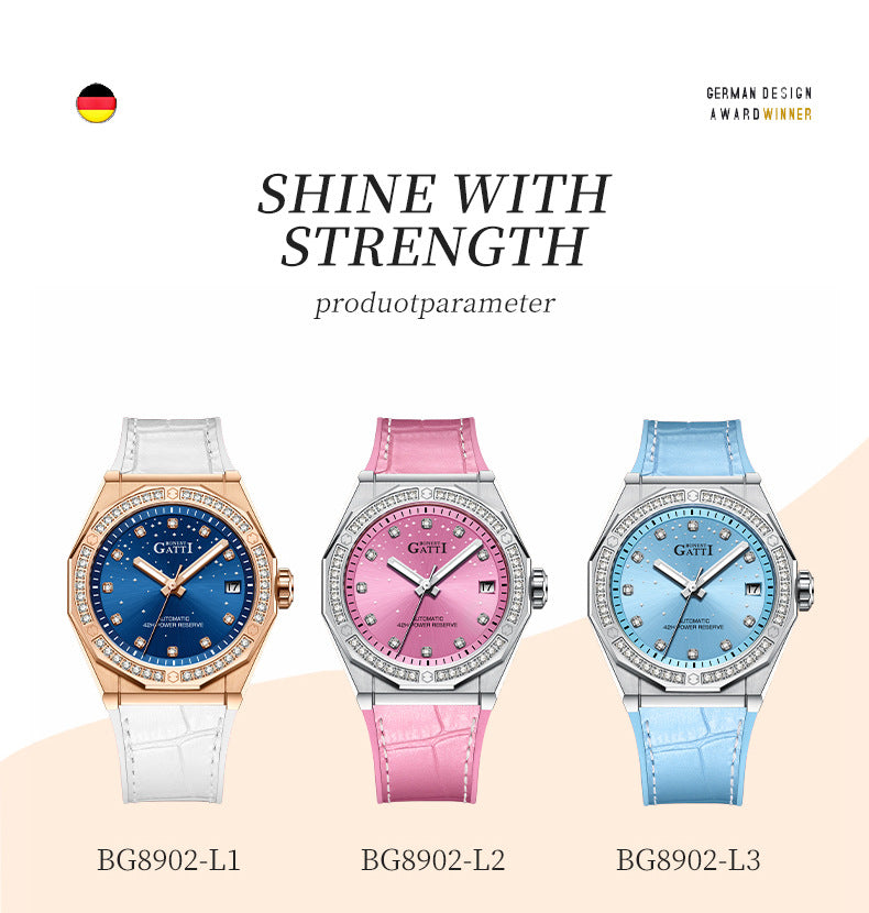 HOTTEST BONEST GATTI fashionable and Luxury elegance watch for Lady