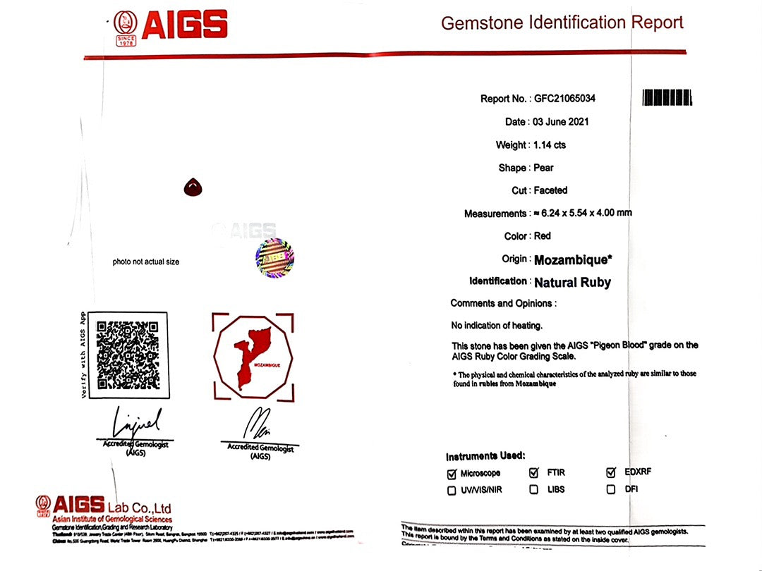 Multiple natural Ruby Necklace&Ring Only 1 Piece