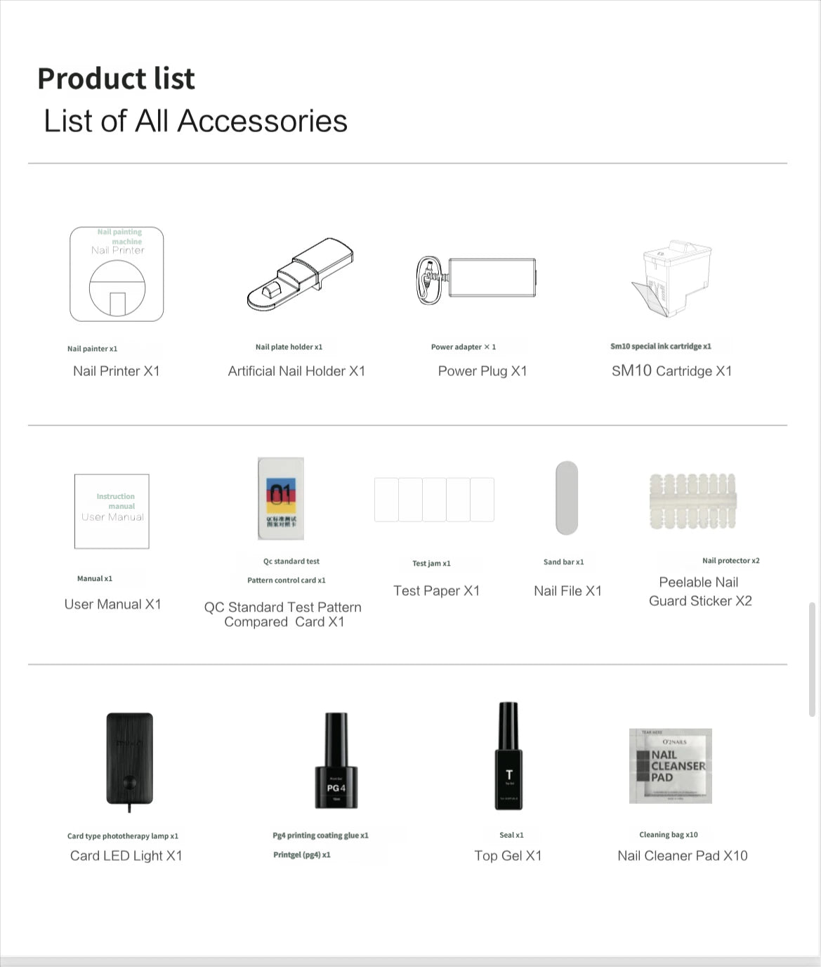 Home version AI beauty-intelligent customizaed nail-painting machine