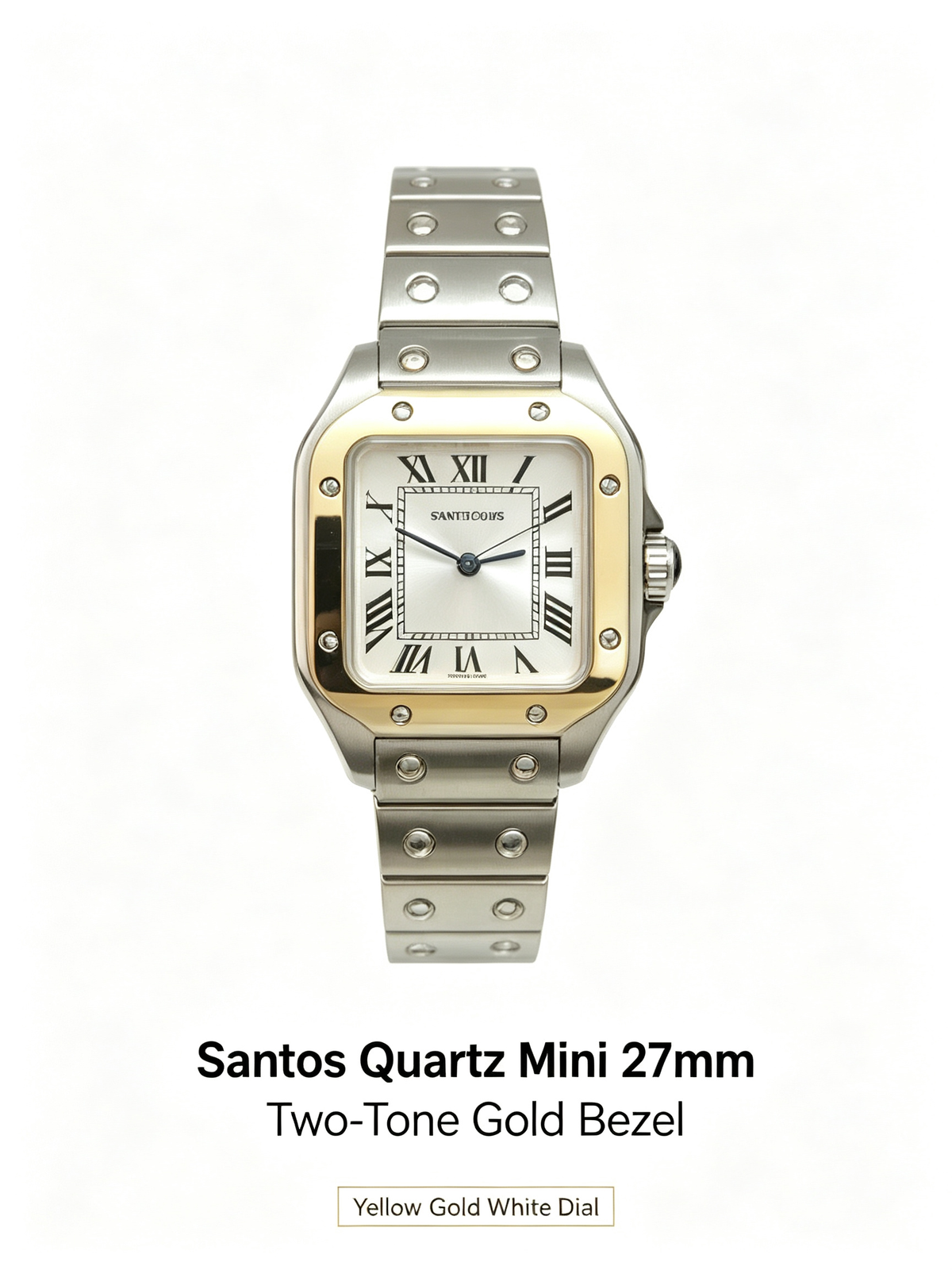 Santos Quartz Mini 27mm | Unisex Vintage Square Wristwatch