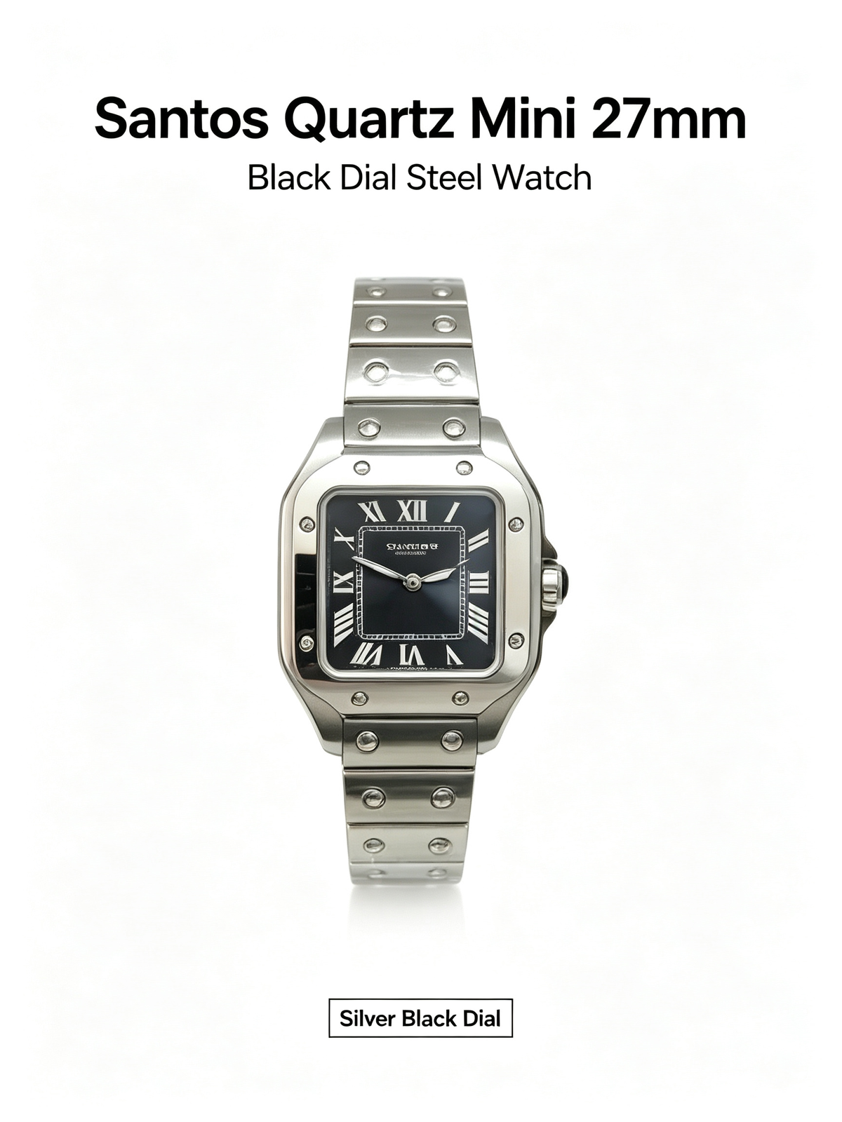 Santos Quartz Mini 27mm | Unisex Vintage Square Wristwatch