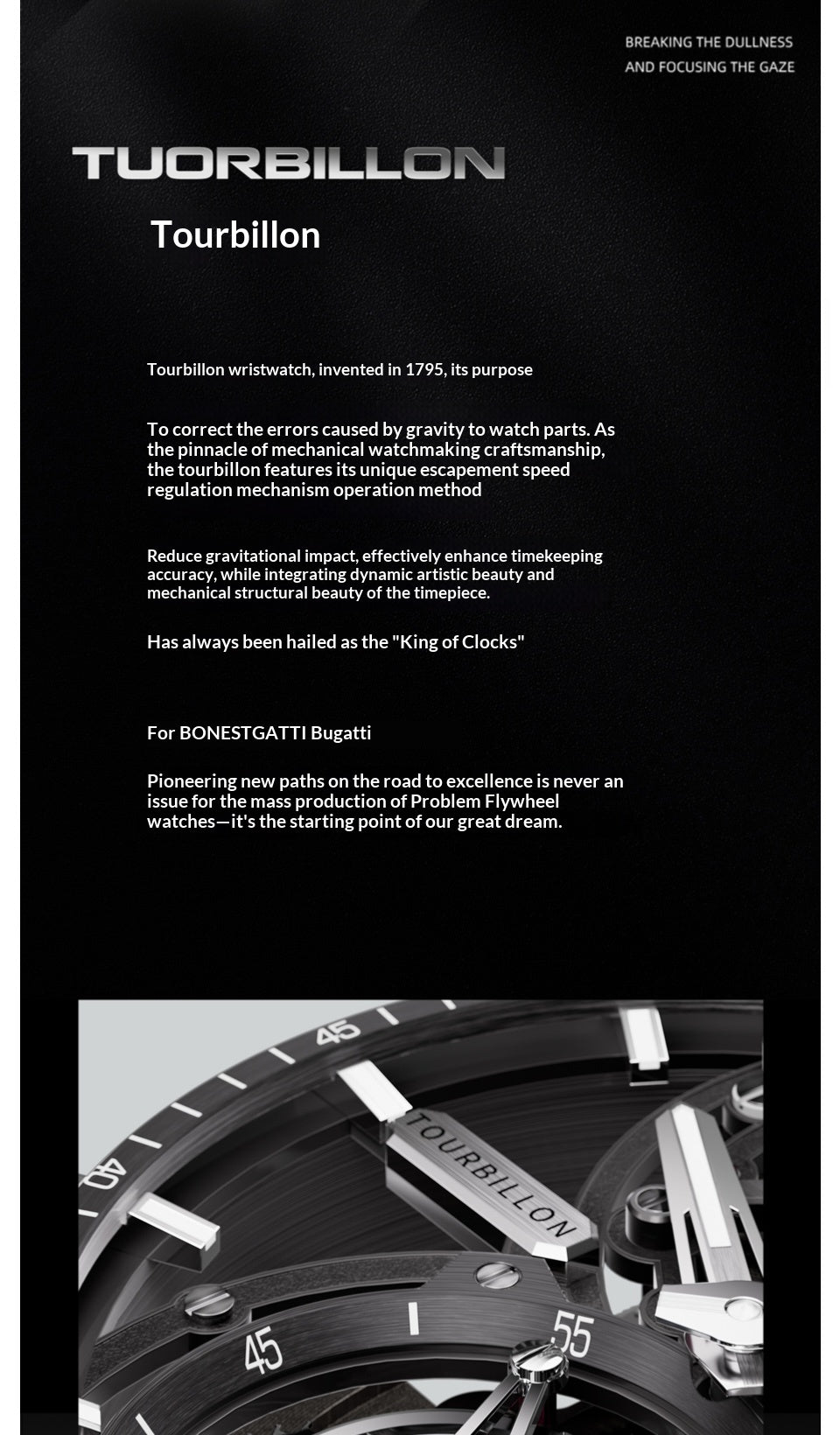 Extravagant and high-end BONEST GATTI WATCH for men( Drive you to success)