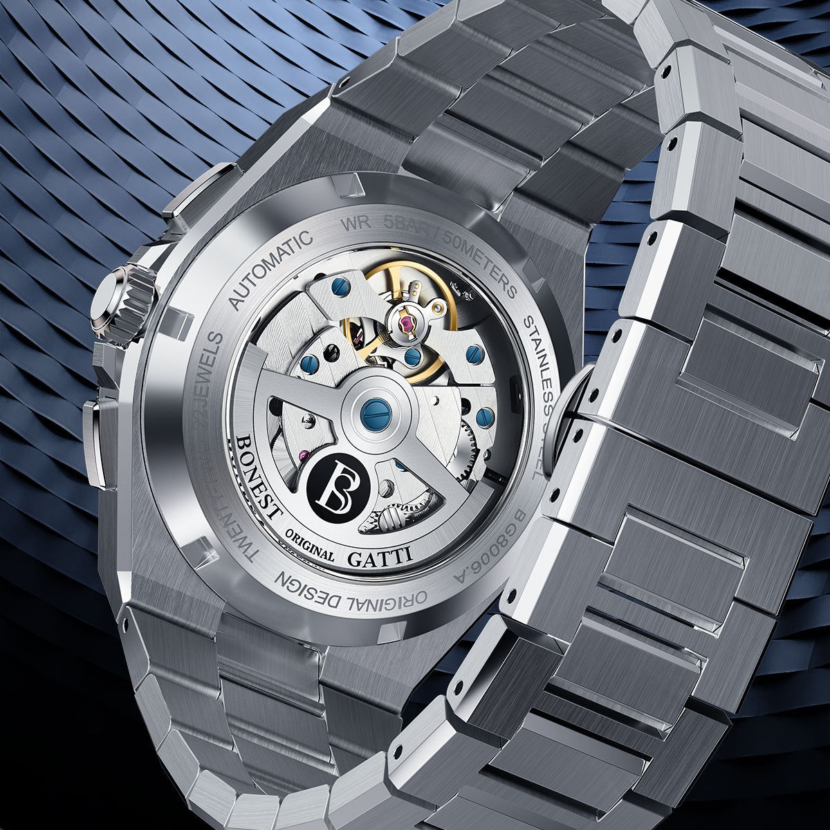 BONEST GATTI Business formality fashion stylish watch for men with gift box