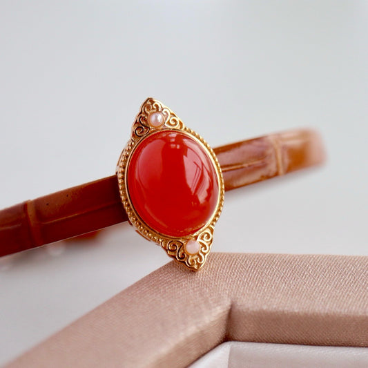 Natural Southern Red Agate Bracelet