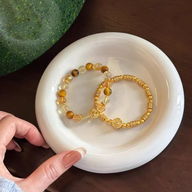 Fancy Nature Citrine Bracelet