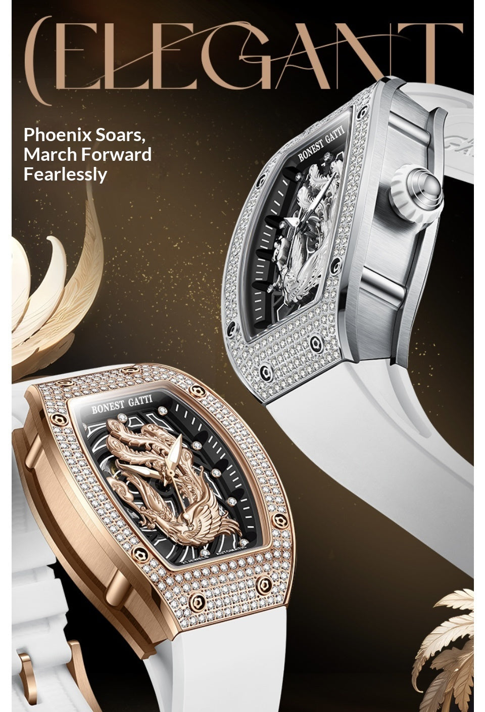 New Pubilshed Design Bonest Gatti Brand fashion watch for Lady