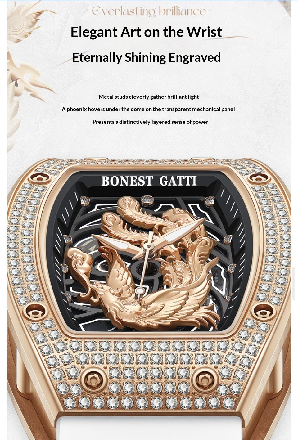 New Pubilshed Design Bonest Gatti Brand fashion watch for Lady